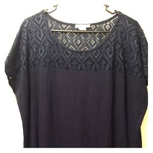 CLAUDIA RICHARD lace women’s tee